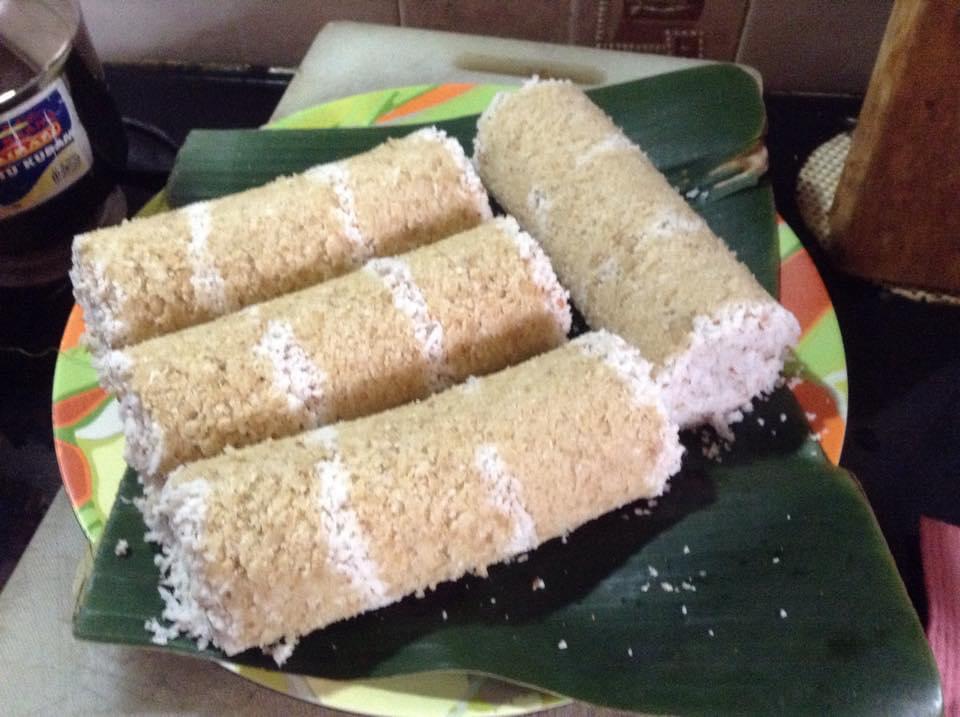 red rice puttu